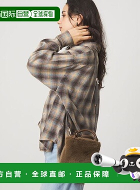 1h可退 日本直邮green label relaxing 2WAY方形迷你单肩包水桶包