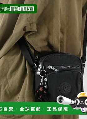 日本直邮Kipling 女士单肩包KI91610DH 黑色色调黑色斜挎包奢华时