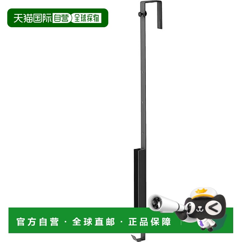 【日本直邮】山崎实业 折叠挂钩 蒸汽熨衣挂架 黑 tower系