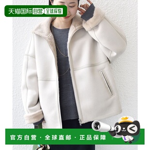 日本直邮SHIPS Mouton皮草夹克外套 Fake