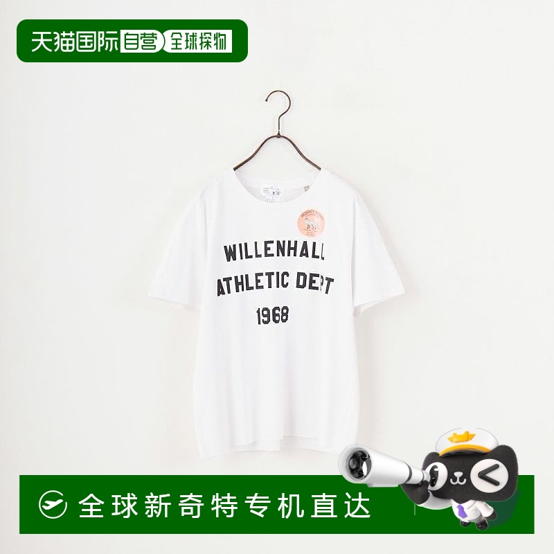 1h可退 日本直邮REGENCY WORKS 女士字母印花短袖T恤 02076-12