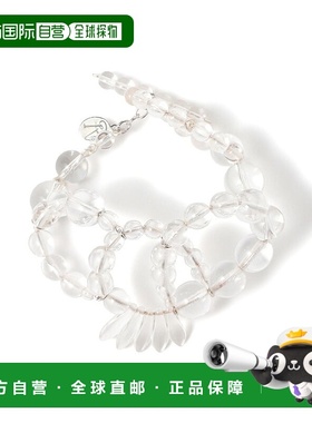 1h可退 日本直邮RACKETS 女士玻璃花形手链 透明现代风 614238304