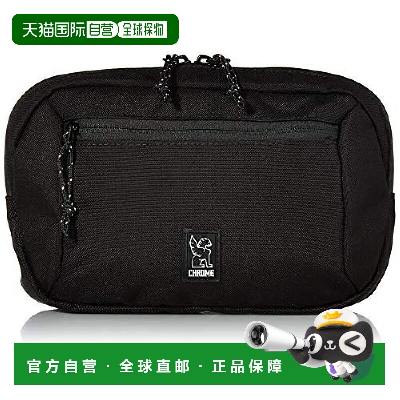 【日本直邮】[铬] 腰包 ZIPTOP WISTPACK 3L肩腰 2WAY 防水黑色