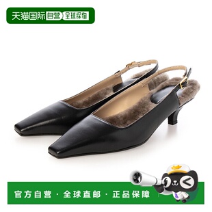 日本直邮FABIO RUSCONI 基顿跟带毛后带女鞋 [FA933BW20279]