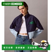 1h可退 日本直邮CK女士双色拼接拉链夹克 47B527G