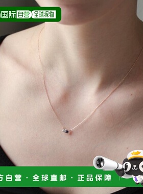 1h可退 日本直邮cui-cui 天然石 双色蓝托帕斯蓝电气石 K10YG 黄