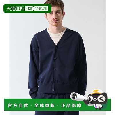 1h可退 日本直邮NEUTRALWORKS 男女同款 V领短款针织开衫 滴胶log