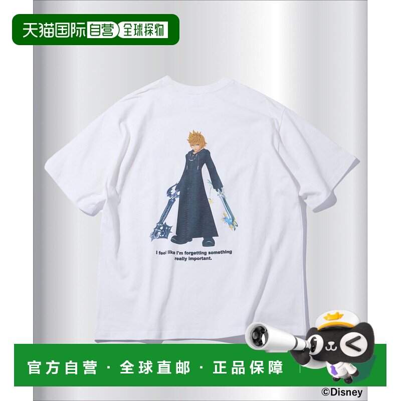 日本直邮FREAK'S STORE 男士 黑底罗克萨斯联名T恤 王国之心II主