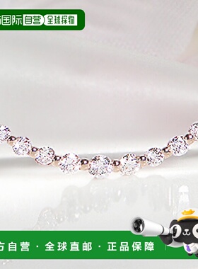 日本直邮（ben - ed - 0073）女士 0.2 克拉钻石项链 K18 YG/WG/P