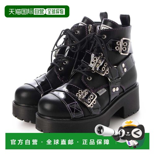 日本直邮YOSUKE 防滑鞋底厚底系带靴男靴 厚底鞋YO729BW19719