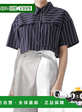 1h可退 日本直邮UNITED TOKYO 女士半透明层叠设计半袖衬衫 14410