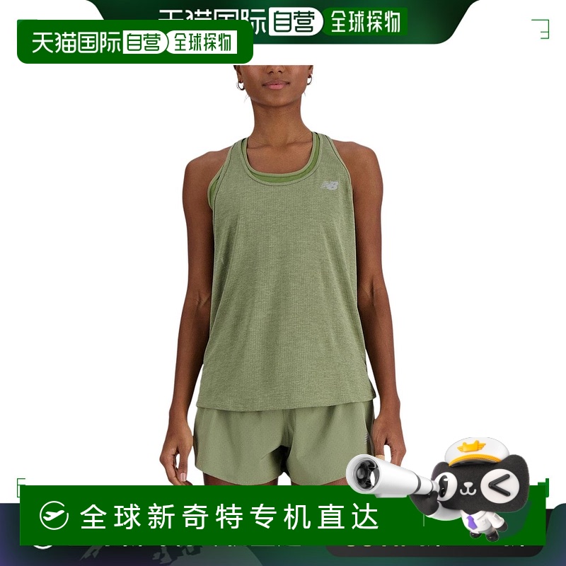 日本直邮New Balance Athletics Tank 吸湿速干透气舒适背心 女款