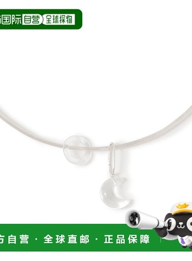 1h可退 日本直邮RACKETS 女士水晶三日月造型颈链 61423533464