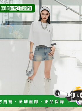 1h可退 日本直邮UNITED ARROWS  SACRA 信息印花短款T恤