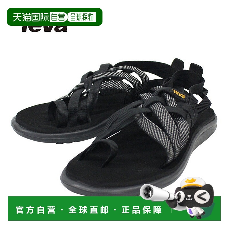 Teva 女士 Voya 系带运动凉鞋系带凉鞋鞋子女士1099271黑