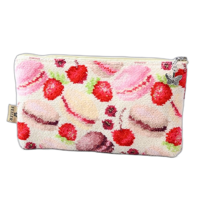 FEILER 小袋 化妆品袋 马卡龙米色 Kuroneko Yu 小包兼容化妆包