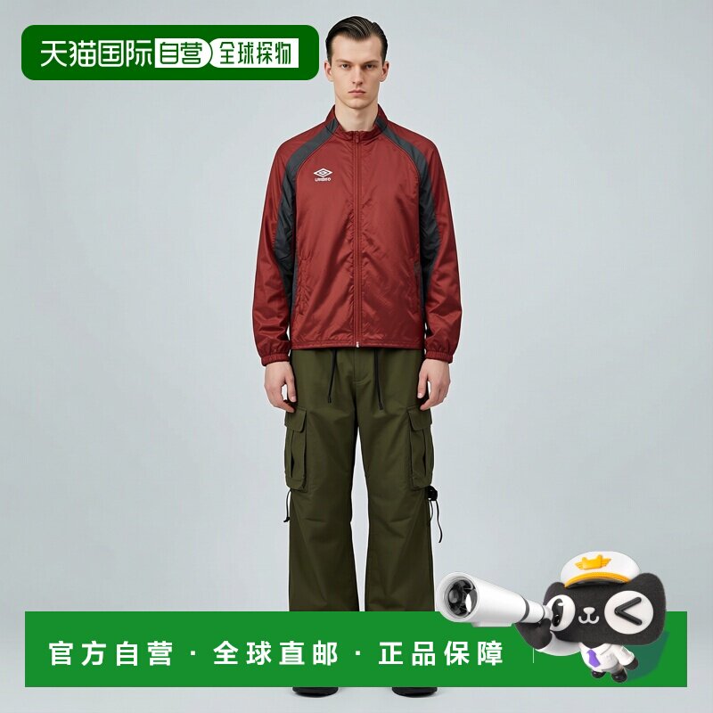 日本直邮Umbro 男女衬里防风夹克足球上衣长袖保暖防风防水UMBRO