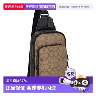 腰包CO910休闲旅行斜挎包单肩包 百搭男士 日本直邮 COACH蔻驰时尚
