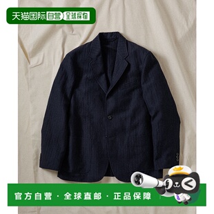 1h可退 日本直邮WILD LIFE TAILOR 男士羊毛亚麻人字纹西装外套 2