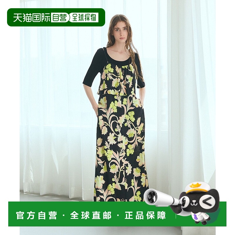 日本直邮GRACE CONTINENTAL Resort Maxi Flower内搭连衣裙