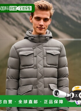 日本直邮Herno 羽绒服 外套 传奇 灰色 男士 HERNO PI004ULE 1245