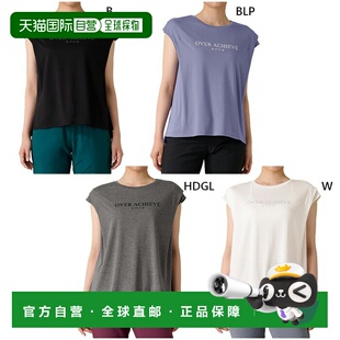 袖 女士法式 上衣健身 训练服灰 GAC676TS 日本直邮G 紫色G FIT