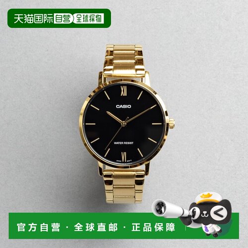日本直邮CASIO 卡西欧标准 LTP-VT01G-1B 手表 女款 童款