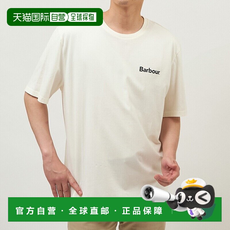 日本直邮Barbour 男士短袖 T 恤圆领 Barbour Homelane T 恤 MTS1图片