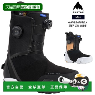 日本直邮BURTON 男士 Waverange X Step On 宽版滑雪靴