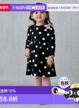 日本直邮Petit Main [GOODPRICE] 图案蝴蝶结连衣裙