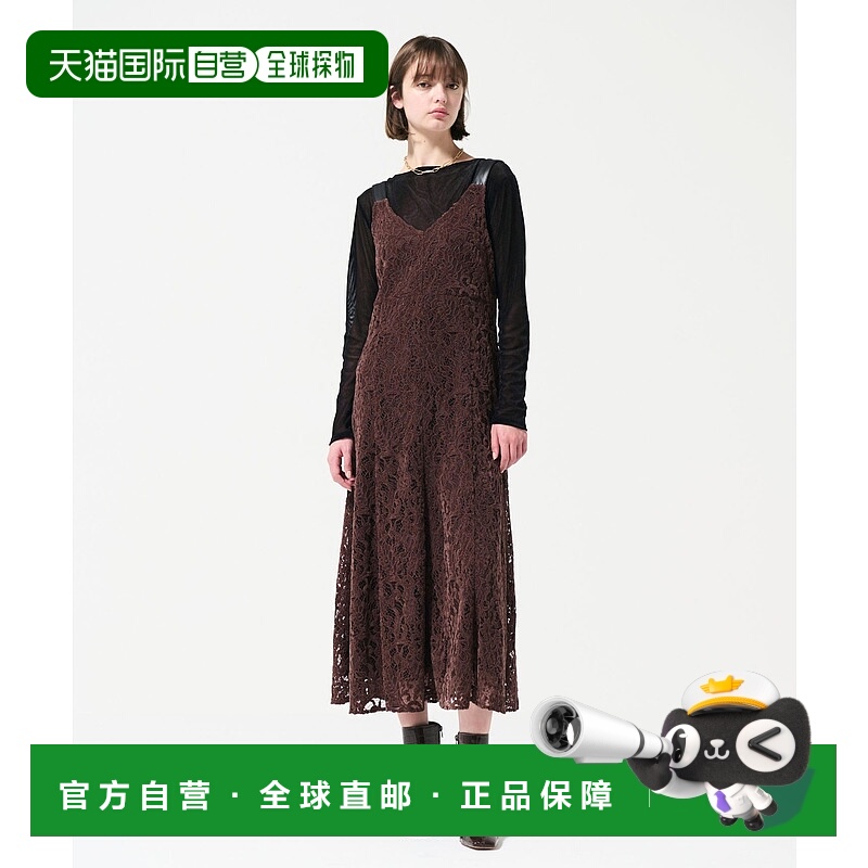 1h可退 日本直邮GRACE CONTINENTAL 女士高级感蕾丝吊带连衣裙 01