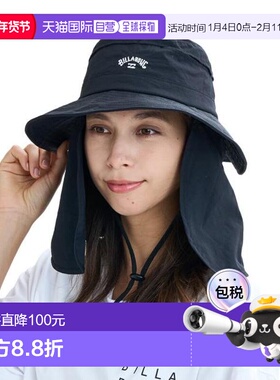 日本直邮BILLABONG 男士女士通用徒步帽 BF01C913 黑色