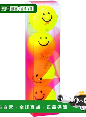 【日本直邮】Kasco KIRA SWEET系列高尔夫球4个装 黄色