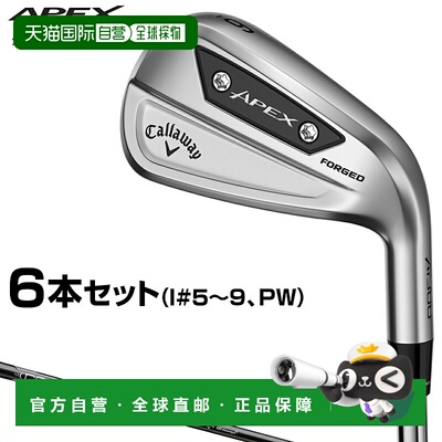日本直邮卡拉威日本 APEX Ai300 铁杆 2024 年款碳纤维杆身 6 支I
