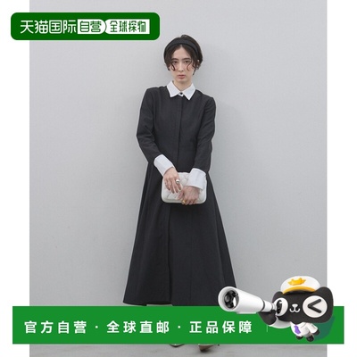 1h可退 日本直邮&. NOSTALGIA 女装 领部撞色设计 连衣裙 2842034