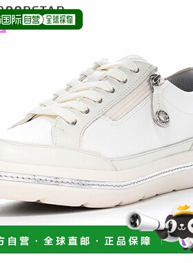 日本直邮MOONSTAR 女士舒适鞋SPORTH SP0711白色柔软舒适水钻细节