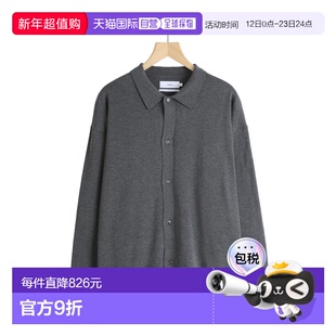 1h可退 日本直邮Graphpaper男装Suvin高针数全棉宽松针织POLO衫GU