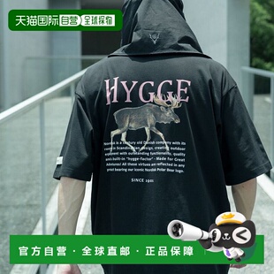 1h可退 日本直邮NORDISK 男装 别注 HYGGE 鹿图案后幅印花T恤 NU1