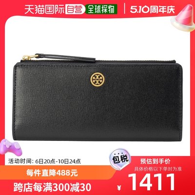 日本直邮Tory Burch 双折钱包 Robinson 87161 001 女式