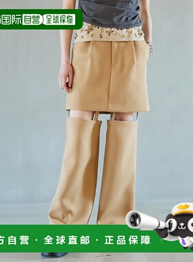 1h可退 日本直邮PRANK PROJECT 女士三重織裙裤 夏季轻盈透气 可