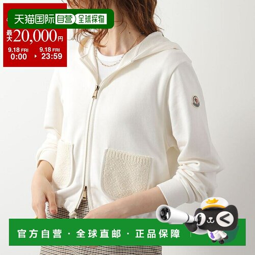 日本直邮MONCLER 女士连帽卫衣 8G00005 89A8F 拉链开衫 长袖 034