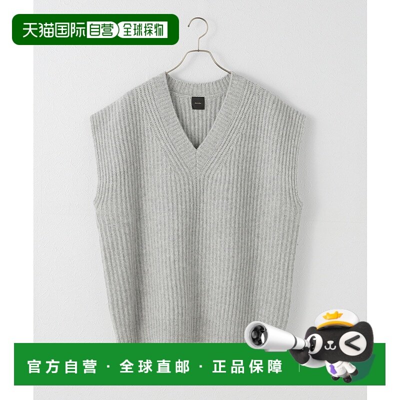 1h可退 日本直邮Spick & Span 女装V领宽松针织背心 柔软羊绒材质
