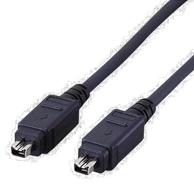 【日本直邮】Elecom宜丽客 USB数据线FireWire 1m 黑 IE-441BK