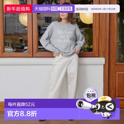 日本直邮Honeys 女士全季节棉质牛仔直筒裤 裤长68cm [HN6029EW00