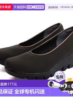 日本直邮 舒适鞋First Contact 弹力浅口女鞋坡跟鞋底 坡跟鞋底