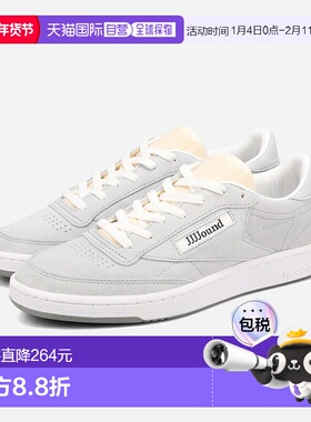 日本直邮Reebok CLUB C 85 x JJJJOUND 男女士冷灰色低帮运动鞋 (
