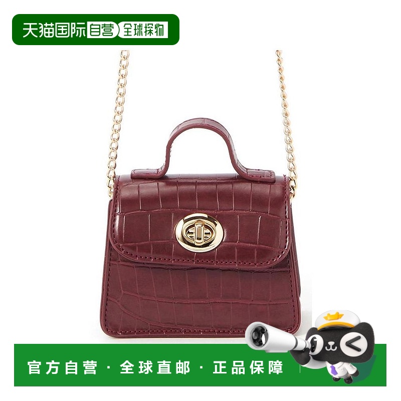 日本直邮日潮 GRL 2Way鳄鱼纹皮革包 dd425小包