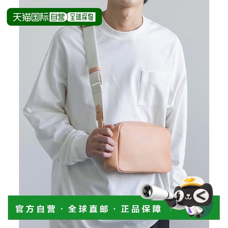 日本直邮Rocky Monroe 男士真皮迷你斜挎包2WAY多功能包 [RK6854A