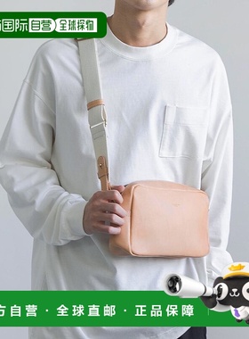 日本直邮Rocky Monroe 男士真皮迷你斜挎包2WAY多功能包 [RK6854A