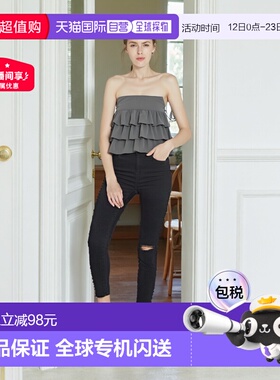 日本直邮日潮 GRL内衬带蝴蝶结层叠半身裙A字裙迷你裙TA206裙子